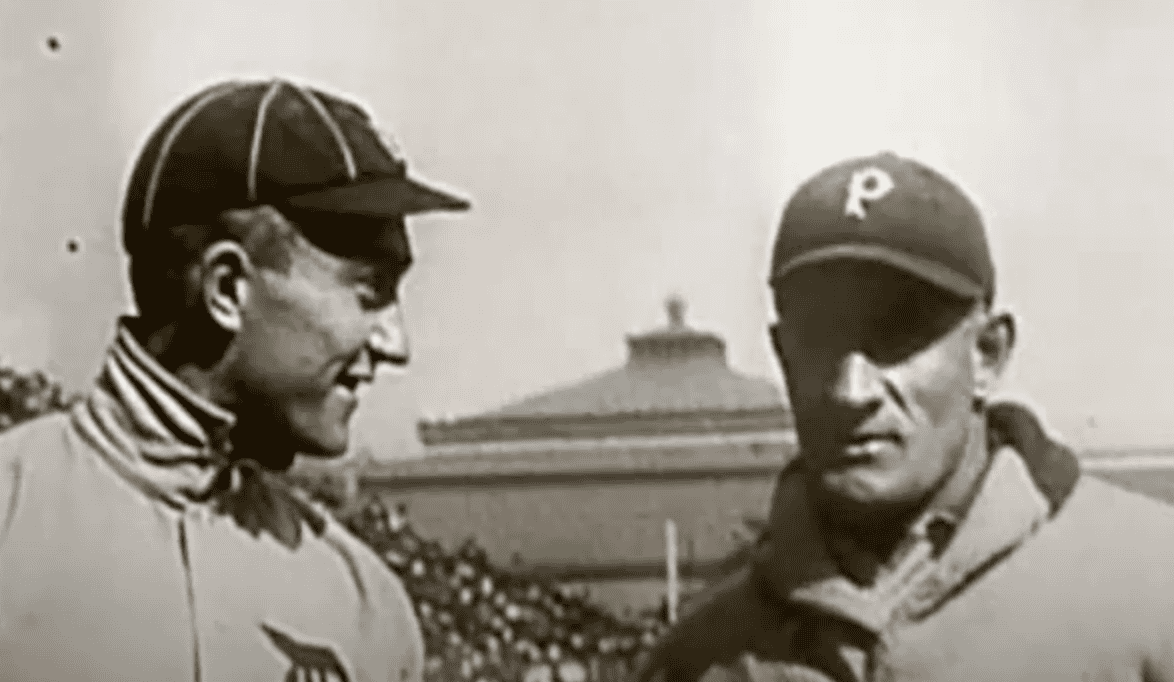 Image of Ty Cobb, illustrating one of baseball's most divisive personalities.